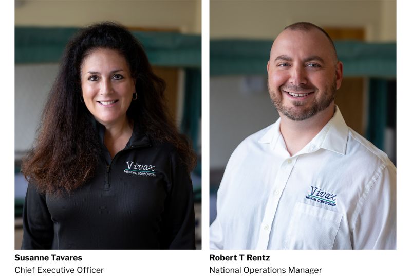 Headshots of Susanne Tavares, Chief Executive Officer and Robert T Rentz, National Operations Manager